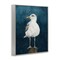 Stupell Industries Perched Coastal Bird Framed Giclee Wall Art Design by Grace Popp